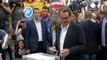 Mas y los siete cabezas de lista votan en unas elecciones catalanas con récord de participación