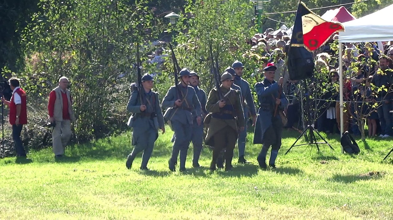 Fête des vendanges Chartres 2015 - fresque historique Léon Champroux