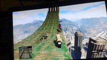 Gta 5 online carrera. vuelo con la moto