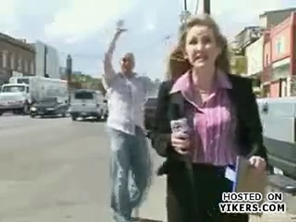 News Reporter Gets A Little Angry