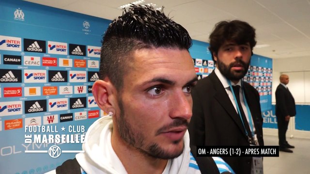OM - Angers (1-2) La réactiond de Rémy Cabella
