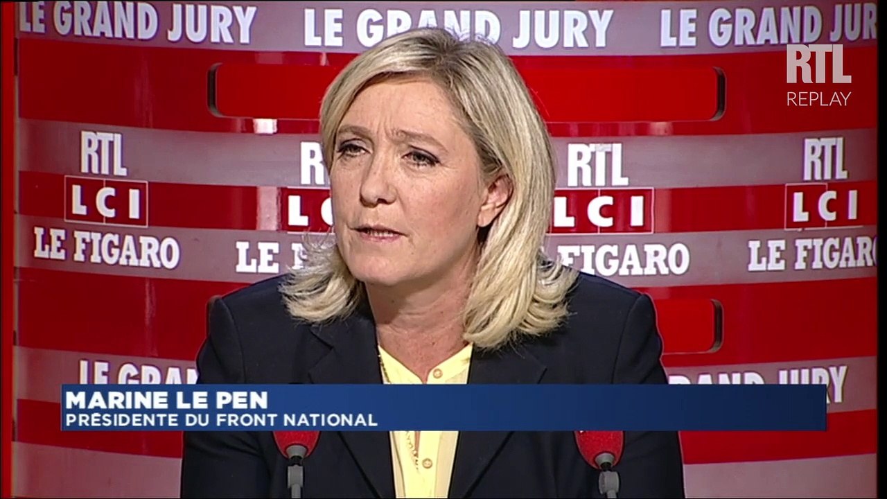 Frappes aériennes en Syrie : "Bachar al-Assad, c'est le moindre mal", déclare Marine Le Pen
