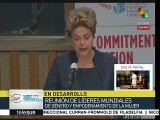 Dilma Rousseff afirma que Brasil avanza en DDHH a favor de la mujer