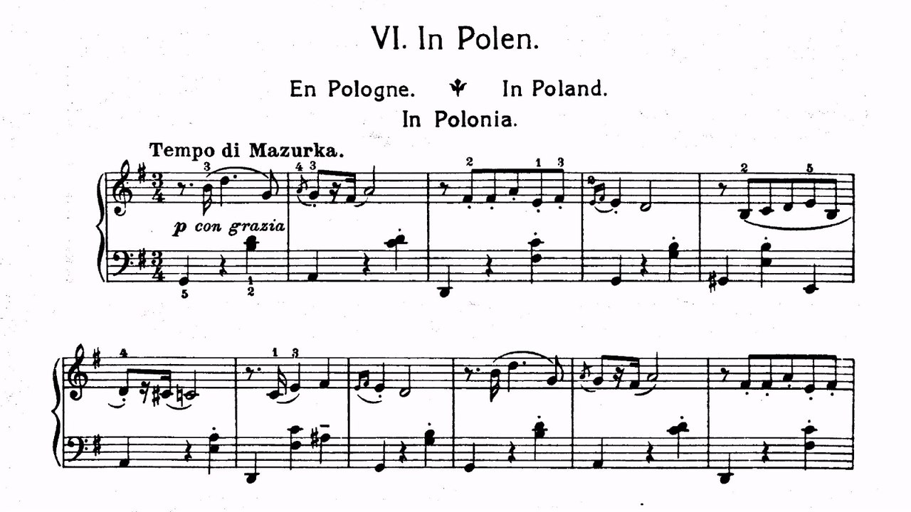 Bortkiewicz Sergei In Poland op.21 no.6 The Little Wanderer Piano Igor Galenkov