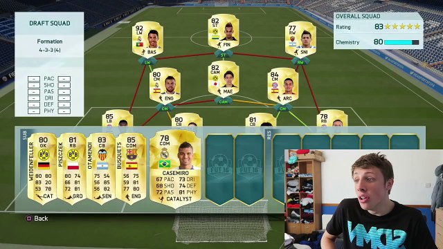 FIFA 16 LUCKIEST FUT DRAFT EVER!! FIFA 16 ULTIMATE TEAM