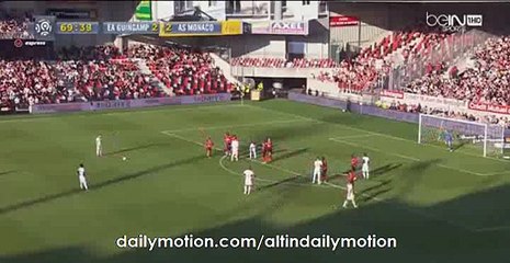 Stephan El Shaarawy Free Kick Chance - Guingamp vs Monaco - Ligue 1 - 27.09.2015