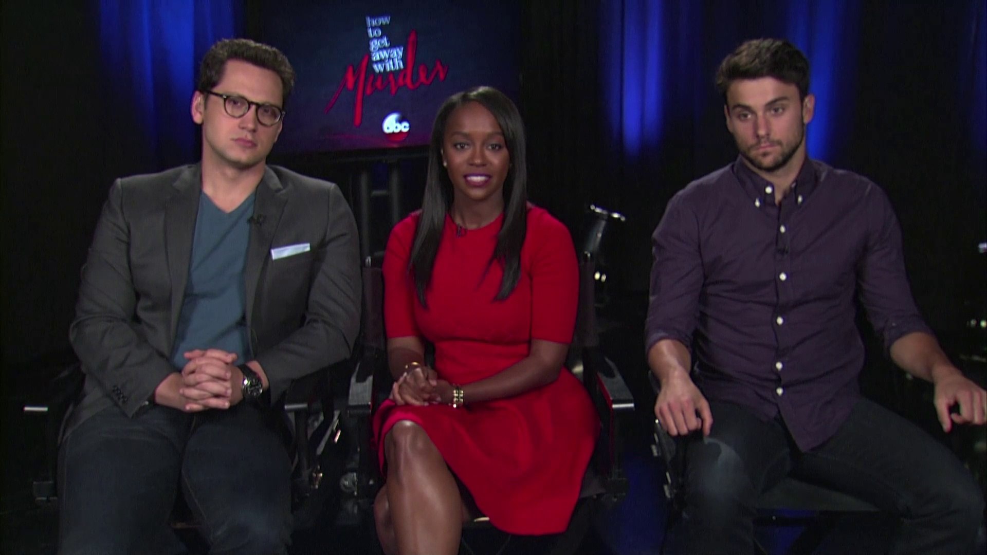 IR Interview: Matt McGorry, Aja Naomi King & Jack Falahee For "How to Get  Away with Murder" [ABC-S2] - video Dailymotion