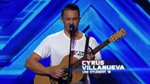 Filipino Balladeer Cyrus Villanueva Audtion in X Factor Australia 2015 - Earned It