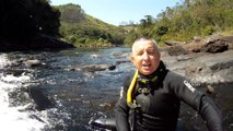 Segredos das águas do Rio Paraibuna, a nascente do Rio, mapeando o fundo do Rio, SP, Serra do Mar, Brasil, 2015