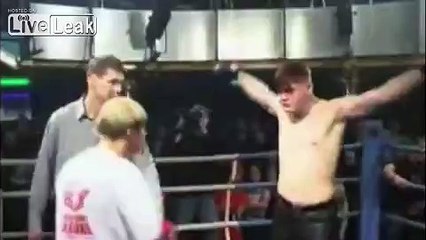 LiveLeak.com - Showboat Boxer and Referee Fight