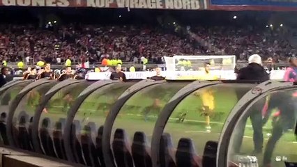 U15 au match OL - Bastia