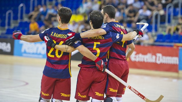 Highlights Hoquei: FCB Lassa-Recam Làser Caldes (8-4)