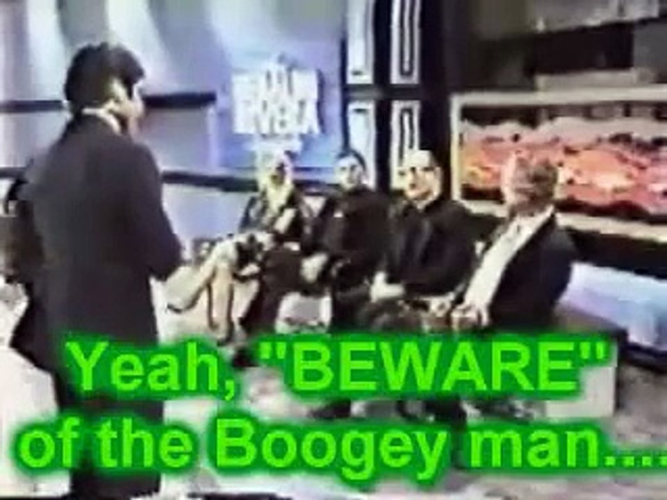 Satanist, exCIA, priest, and more! on same talk show.