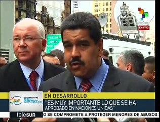 Maduro: Venezuela debatirá estrategias de la ONU frente a la pobreza