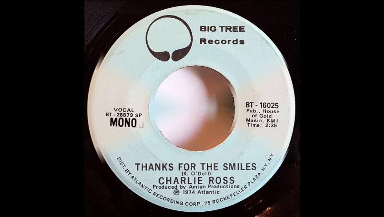 Charlie Ross - Thanks For The Smiles (1975)