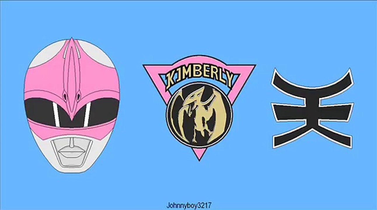 Pink Power Ranger Name & Symbols Super Samurai Mia how to draw