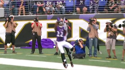 Ravens Jimmy Smith intercepts in the endzone