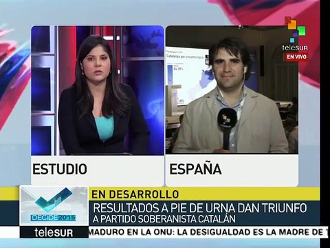 Primeras encuestas en elección catalana dan ventaja a Junts Pel Sí