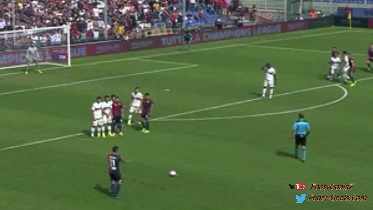 Blerim Dzemaili Goal - Genoa vs AC Milan 1-0 (Serie A 2015)