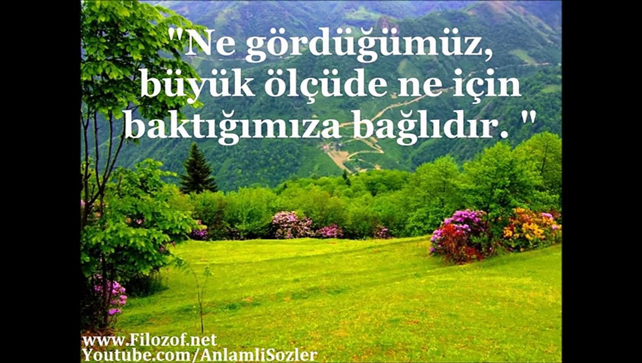 Anlamlı Sözler -  Anlamlı Video, En Güzel Felsefi, Manalı Sözler