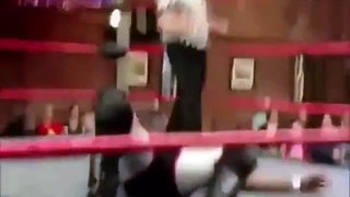 Indie wrestler blows backflip and nearly paralizes himself!