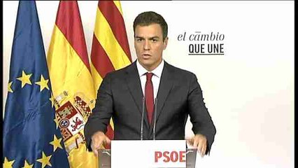 Pedro  Sánchez dice que los independentistas "han perdido el plebiscito"