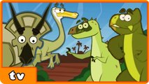 Dinosaurs Cartoons For Children To Learn & Enjoy - Learn Dinosaur Facts 2015 Funny Cartoon