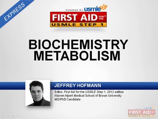 Biochemistry Metabolism Part 1