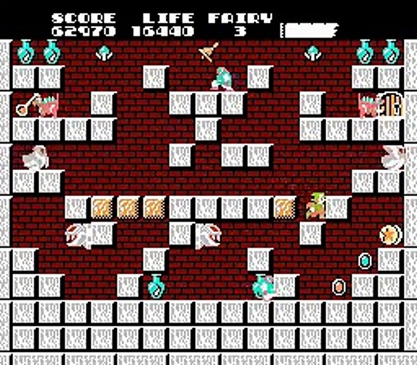 Solomon's Quest Solomon's Key NES ROM Hack video Dailymotion