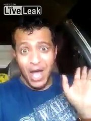 Guy making funny faces on some Indian song