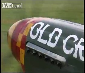 P-51 Mustang `Old Crow` Startup,Takeoff & Flyby.