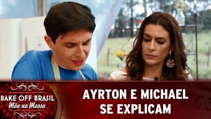 Ayrton e Michael se explicam