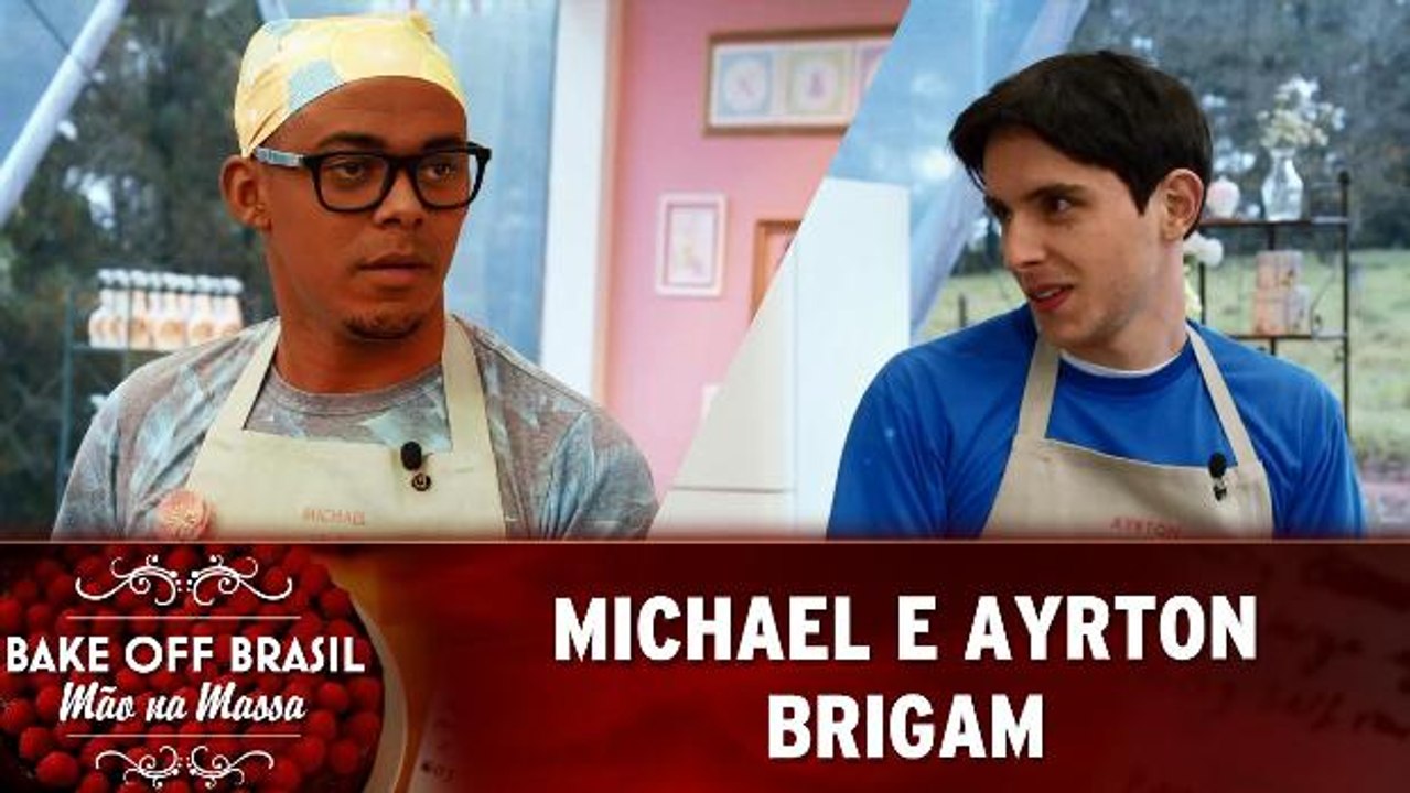 Michael e Ayrton brigam
