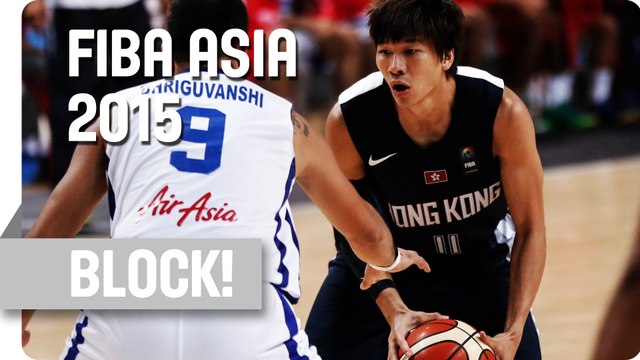 Ho Chun LIN denies Amjyot Singh - 2015 FIBA Asia Championship