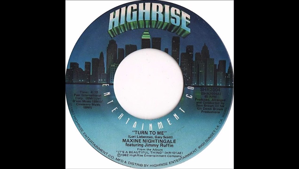 Maxine Nightingale - Turn To Me (feat Jimmy Ruffin)