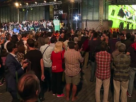 Invincibles, invincibles! : les indépendantistes catalans crient leur joie