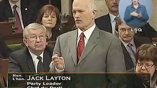 NDP: Jack Layton on retirement security through the Canada Pension Plan