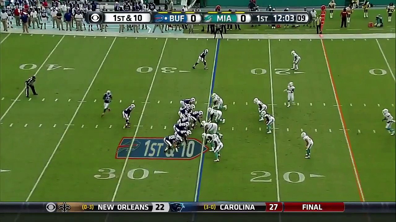 Tyrod Taylor Throws to Charles Clay for a 25-Yard TD _ Bills vs. Dolphins _ NFL