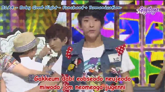Fanchant + Romanization (color coded lyrics) - B1A4 _ Baby Good Night