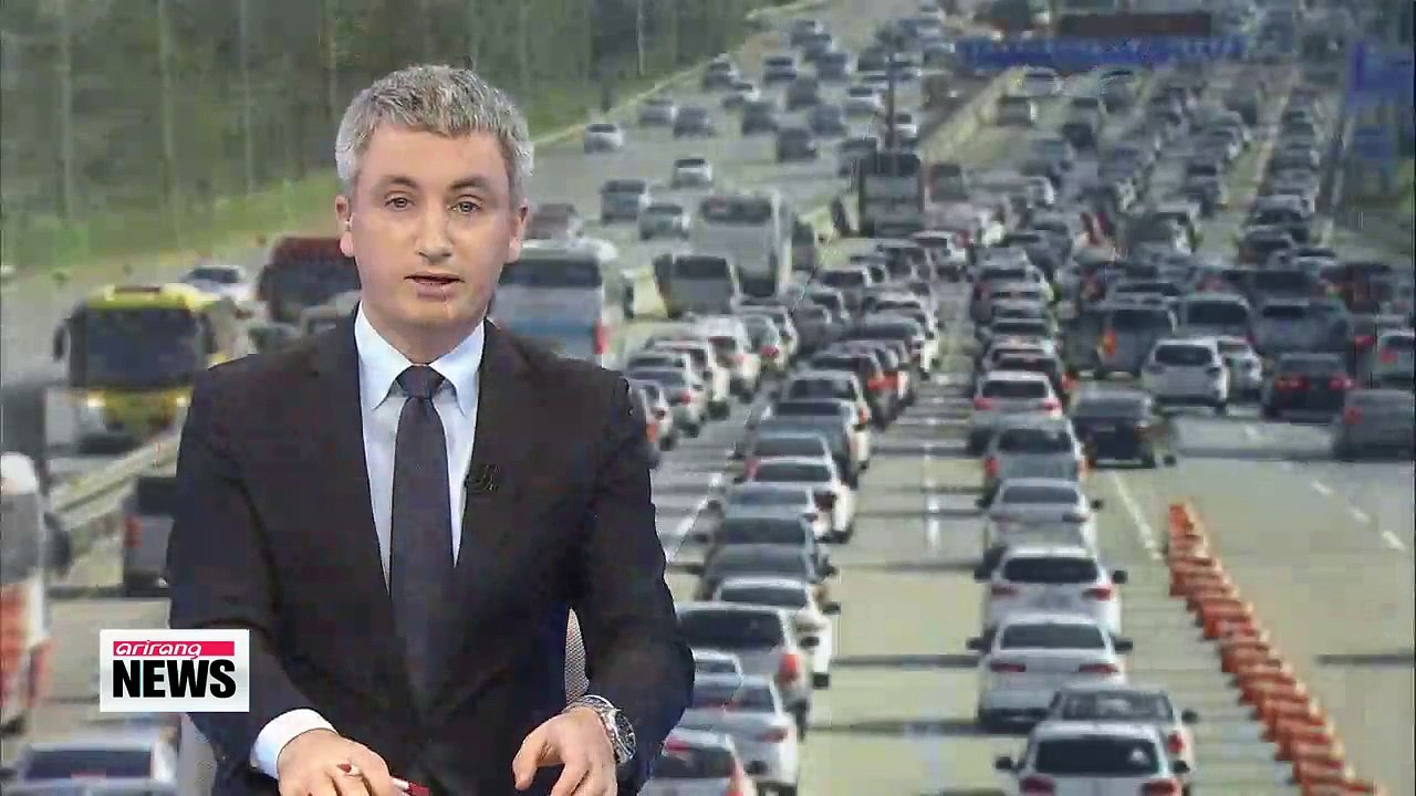 Expressways increasingly congested as Koreans head home after Chuseok