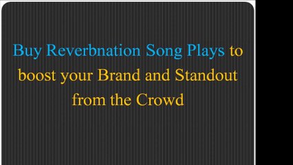 Buy ReverbNation Song Plays