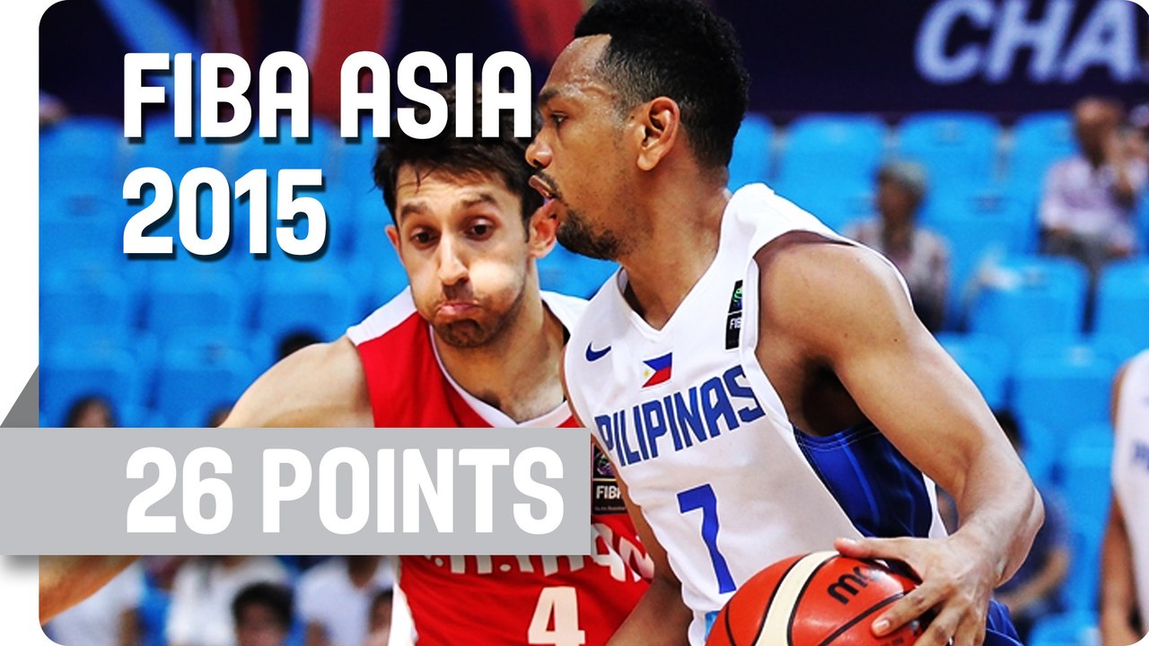 Jayson William's 26 Points v Iran - 2015 FIBA Asia Championship