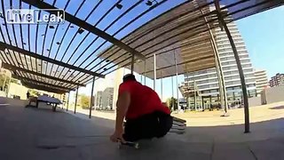 Skateboarding without legs