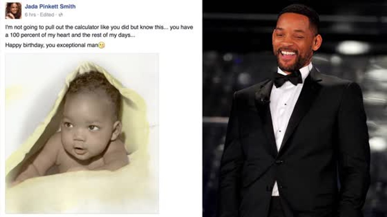 Jada Pinkett-Smith gratuliert ihrem Ehemann mit einem Baby Foto zum Geburtstag