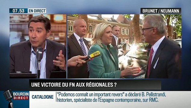 Brunet & Neumann: Elections régionales: Tous les indicateurs témoignent à l'évidence que le Front National va faire un bon succès - 28/09