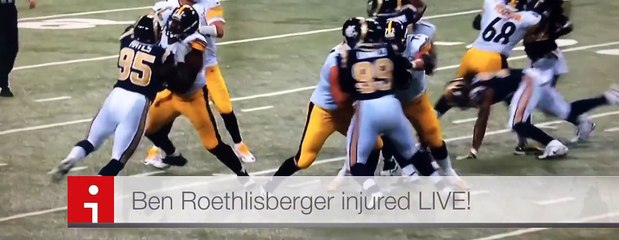 Ben Roethlisberger Injury Against Rams 2015