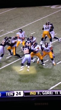 Ben Roethlisberger knee injury! Steelers Vs Rams 2015