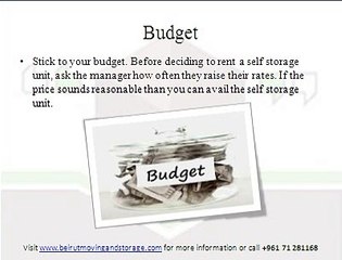 5 Factors while Renting a Personal Storage in Beirut, Lebanon