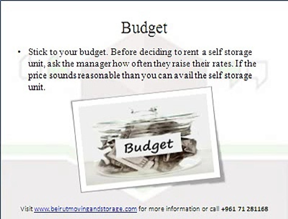 5 Factors while Renting a Personal Storage in Beirut, Lebanon