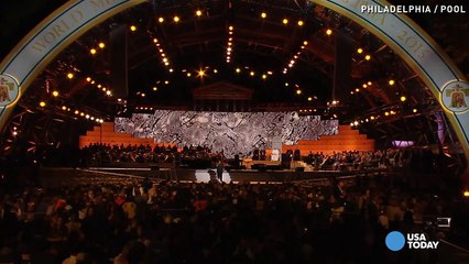 Mark Wahlberg avec le pape François